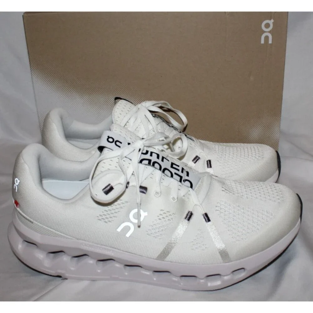 On Running Cloudnova White and Gray Athletic Shoes - Picture 2 of 7